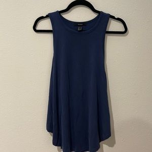 Navy blue athletic tank size large